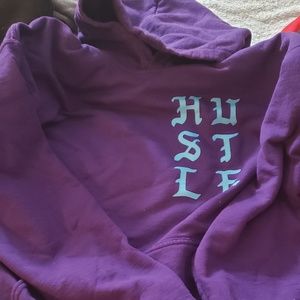 Mens hustle hoodie large
